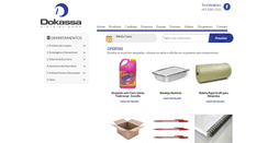 Desktop Screenshot of dokassadistribuidora.com.br