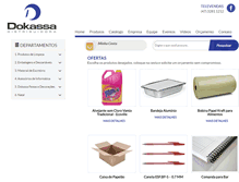 Tablet Screenshot of dokassadistribuidora.com.br